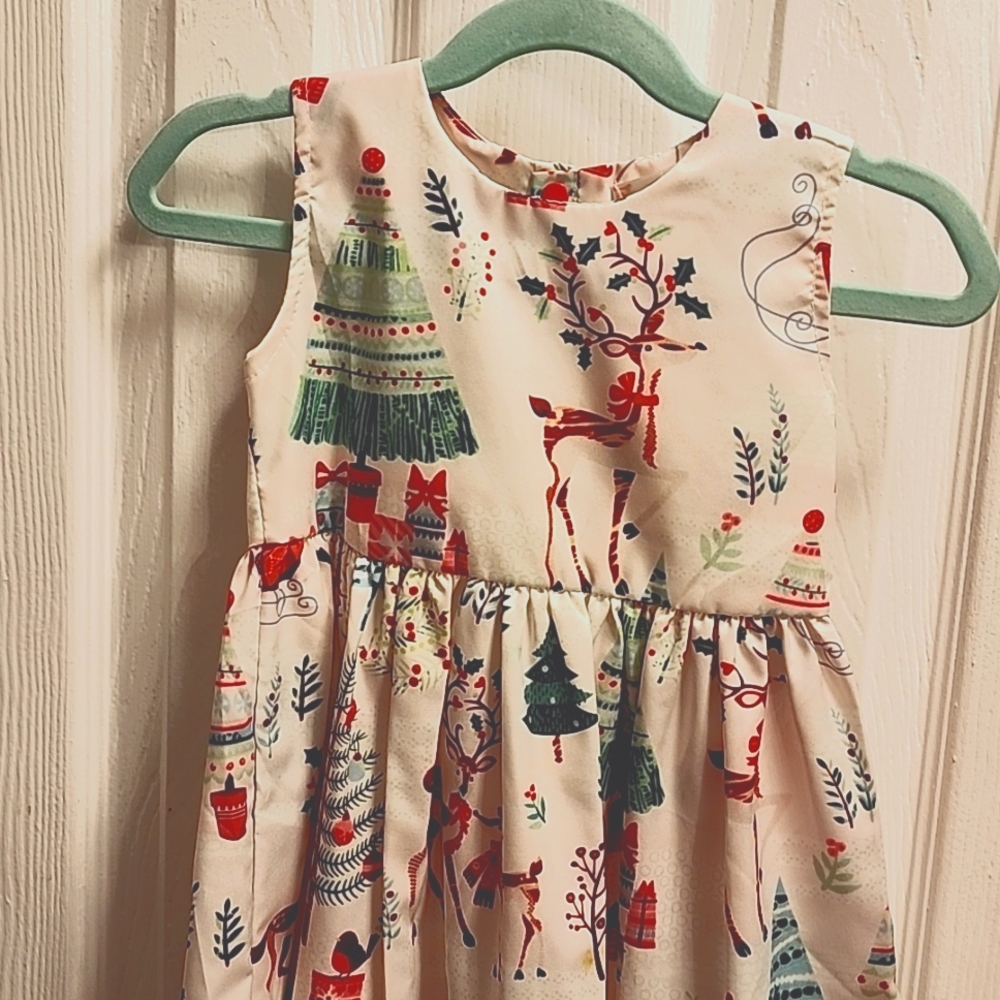 Girls Christmas dress size 80 (2t/3t)